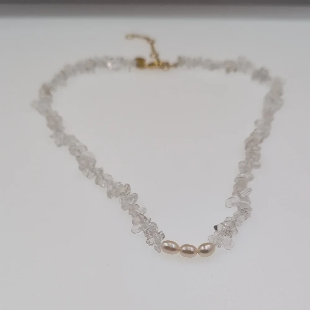 J. Crew Necklace with Irregular Crystal Design